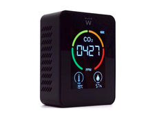 Medidor de co2 ewent pantalla led color detector calidad aire con indicador de