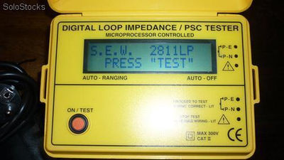 Medidor de impedancia de bucle de tierra 2811lp