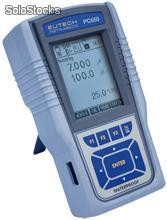 Medidor de pH, mV, Condutividade, Iões, Salinidade, TDS e Temperatura - PC650