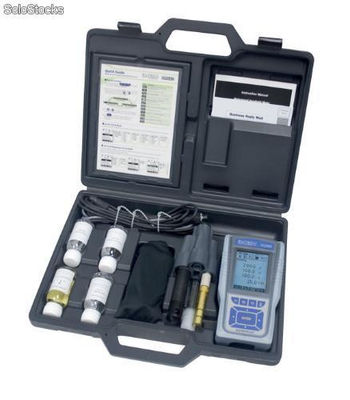 Medidor de pH, mV, Condutividade, TDS, Salinidade, Iões, Oxigénio Dissolvido e Temperatura - PCD650