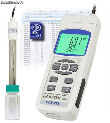 Medidor de pH pce-228