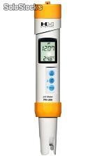 Medidor de pH y Temperatura Portatil Profesional hm Digital