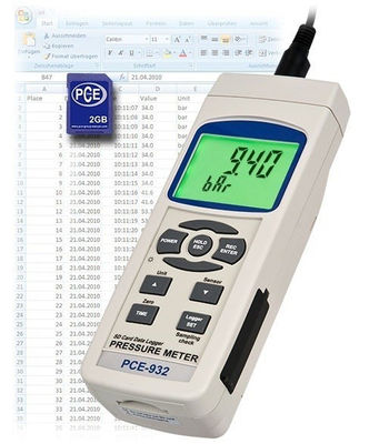 Medidor de pressão PCE 932