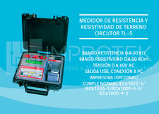 Medidor de Resistencia y Resistividad de Terreno Circutor TL-5