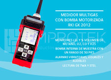 Medidor Multigas con Bomba Motorizada Rki Gx 2012
