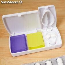 Medy pill box with cutter white ROSB1227S101 - Photo 3