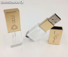 Mémoire USB en cristal de luxe comme cadeau de mariage