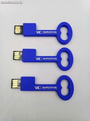 Mémoire USB en PVC en forme de clé comme cadeau d&#39;entreprise