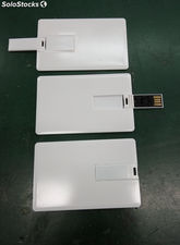 Mémoire USB sur carte en plastique avec impression couleur
