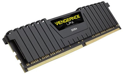 Memoria corsair DDR4 4GB 1X4GB pc 2400 vengeance lpx black