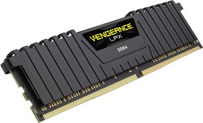 Memoria corsair DDR4 8GB pc 2400 vengeance lpx black heat spreade