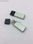 Memoria flash USB corta de aluminio con tapa plástica y logotipo gratis - 1