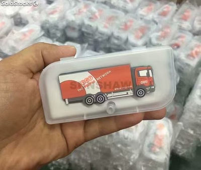 Memoria flash USB de PVC en forma de camión naranja regalos promocionales TNT - Foto 3
