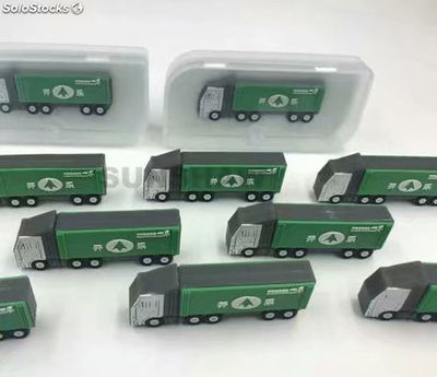 Memoria flash USB de PVC en forma de camión pendrive regalos empresa transporte - Foto 2