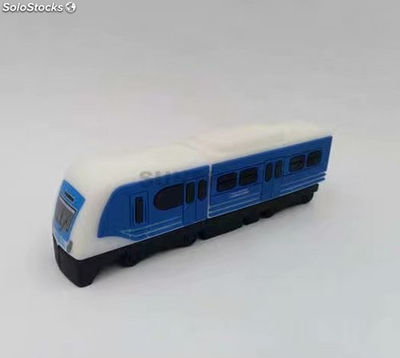 Memoria flash USB de PVC en forma de tren 3D hecho a mano para Trenes Argentinos - Foto 2