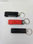 Memoria flash USB pendrive cuero PU negro y rojo como regalos promocionales - Foto 4