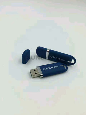 Memoria flash USB plástico pendrive color azul con 32GB capacidad para UBER - Foto 2