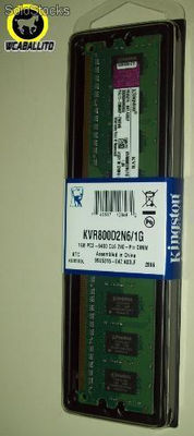 Memoria Kingston Ddr2 1gb 800 Mhz Pc Nueva Blister Garantia