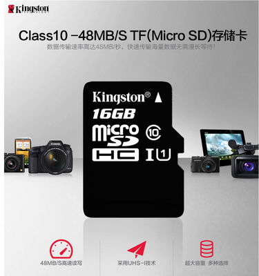 Memoria Micro Sd Hc 16gb Kingston class 10