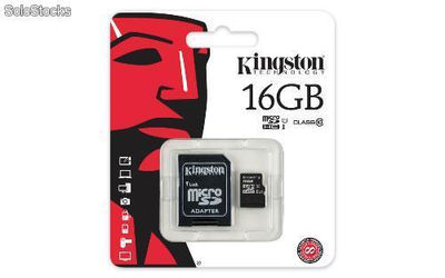 Memoria MicroSD 16gb hc Clase 10 Kingston