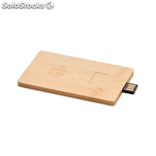 Memoria USB 16GB carcasa bambú