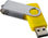 Memoria USB 16GB modelo clásico de mecanismo de giro - 1