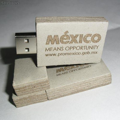 memoria usb 8gb cartón