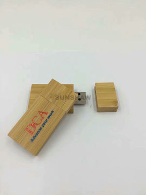 Memoria USB bambú ecológico con capacidad completa oferta directa fabrica China - Foto 3