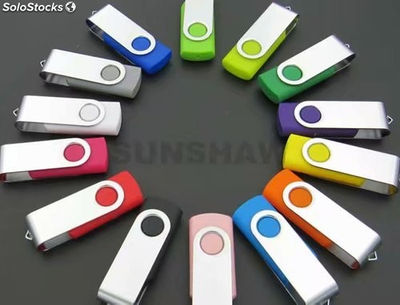 Memoria USB colorido giratorio con personalizado logo herramienta de marketing - Foto 4
