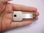 Memoria USB con llave de aluminio plateada por mayoreo - 1