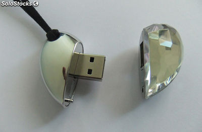 Memoria USB corazón Joya logo personalizado gratis oferta fábrica china - Foto 2