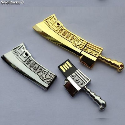 Memoria usb de 8gb con forma de cuchillo