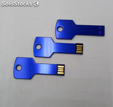memoria USB de llave azul del proveedor chino por mayoreo - Foto 2