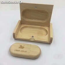 Memoria usb de madera de lujo regalo de boda al por mayor