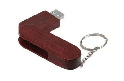 Memoria USB de madera ecológica por mayor Logo grabado por láser gratis modelo05 - Foto 2