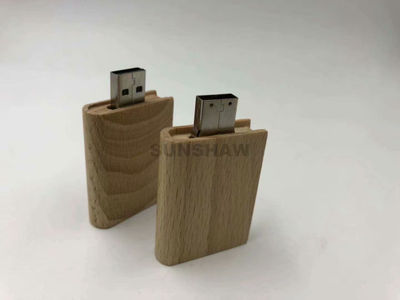 Memoria USB de madera natural en forma de libro para regalos escolares pendrives - Foto 2
