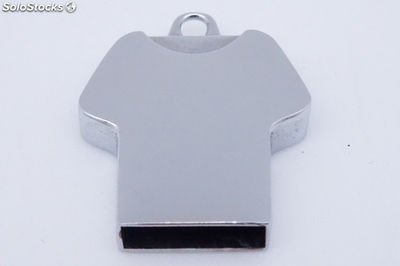 Memoria USB de metal con logo a serigrafía y grabado por láser gratis 104