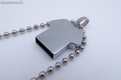Memoria USB de metal con logo a serigrafía y grabado por láser gratis 104 - Foto 3