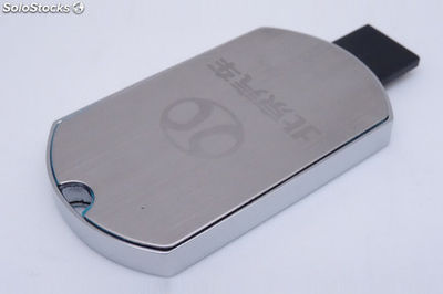 Memoria USB de metal con logo a serigrafía y grabado por láser gratis 106 - Foto 3
