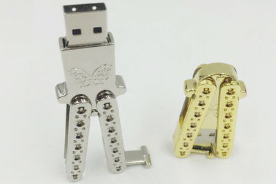 Memoria USB de metal con logo a serigrafía y grabado por láser gratis 110 - Foto 2