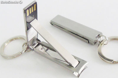 Memoria USB de metal con logo a serigrafía y grabado por láser gratis 112 - Foto 2