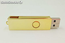 Memoria USB de metal con logo a serigrafía y grabado por láser gratis 91