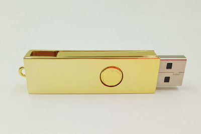 Memoria USB de metal con logo a serigrafía y grabado por láser gratis 91