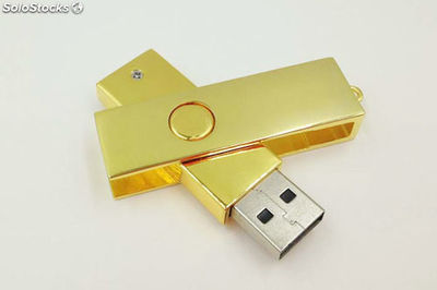 Memoria USB de metal con logo a serigrafía y grabado por láser gratis 91 - Foto 2