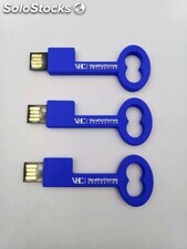 Memoria usb de pvc con forma de llave regalo de empresa al por mayor