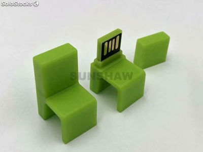 Memoria USB de PVC en forma de única mesa y escritorio para industria del mueble - Foto 2