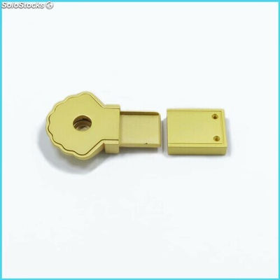 memoria USB dorada en forma de concha del proveedor chino al por mayor - Foto 3