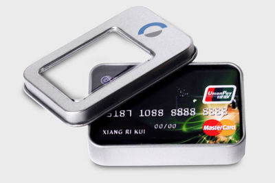 Memoria USB forma tarjeta publicitaria imprime información de empresa modelo - Foto 2