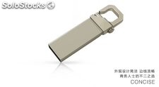 Memoria USB gancho metal pendrive llavero