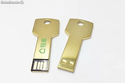 Memoria USB Golden Key de lujo para la industria financierapor mayoreo - Foto 2